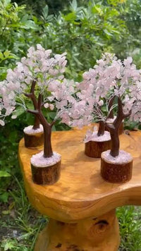 Authentic Crystal Gemstone Tree | Real Natural Stone Money Tree Decor | Handmade Home & Office Decoration