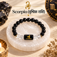 Zodiac Crystal Bracelet Collection | Natural Stone Astrology Bracelet for Men & Women | Personalized Zodiac Sign Charm Bracelet